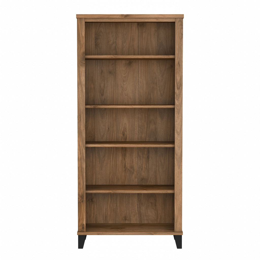 Bibliothèque haute à 5 étagères réglables Somerset de Bush Furniture