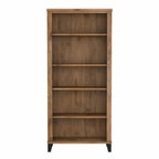 Bibliothèque haute à 5 étagères réglables Somerset de Bush Furniture