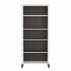 Bibliothèque haute à 5 étagères réglables Somerset de Bush Furniture