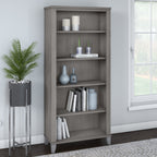 Bibliothèque haute à 5 étagères réglables Somerset de Bush Furniture