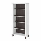 Bibliothèque haute à 5 étagères réglables Somerset de Bush Furniture
