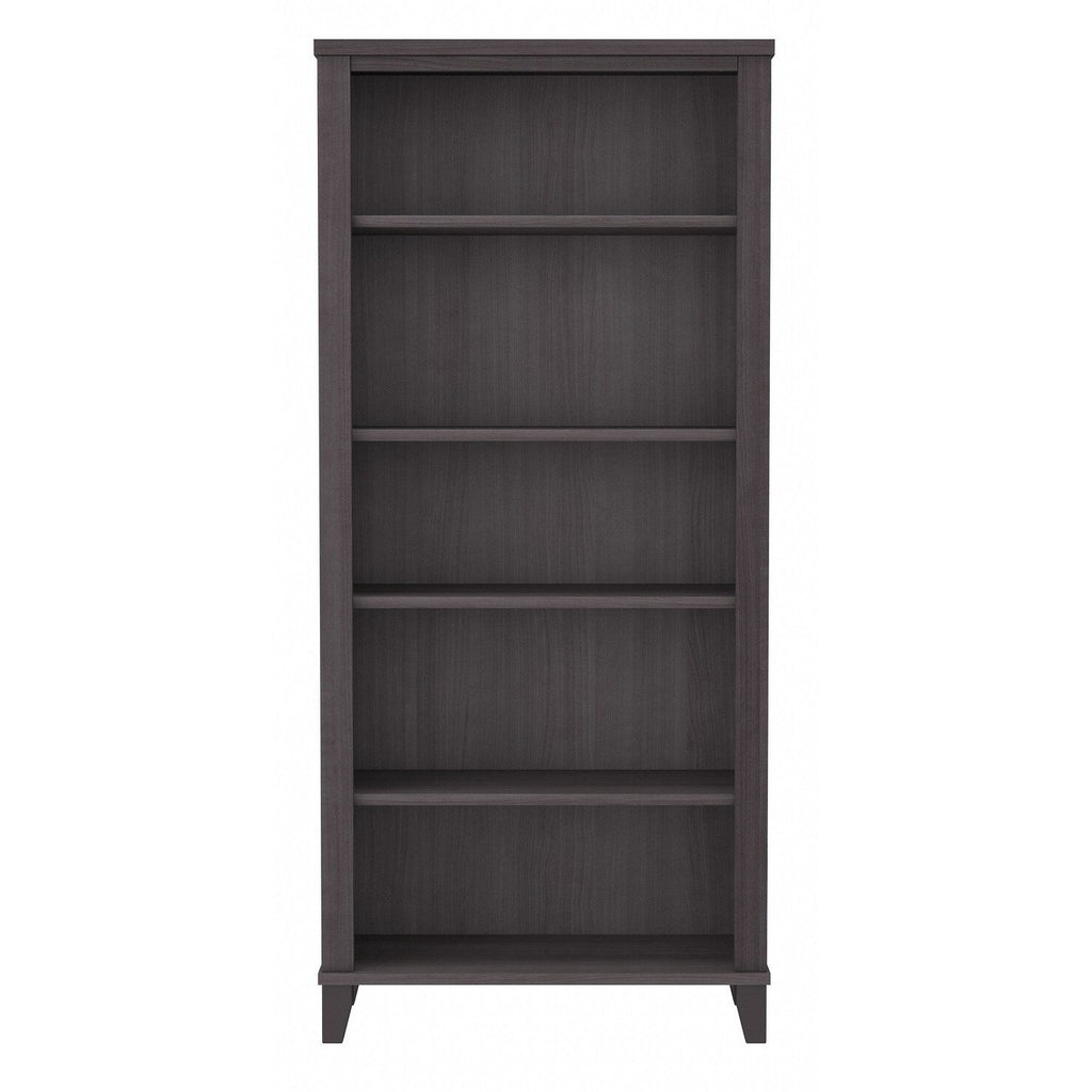 Bibliothèque haute à 5 étagères réglables Somerset de Bush Furniture