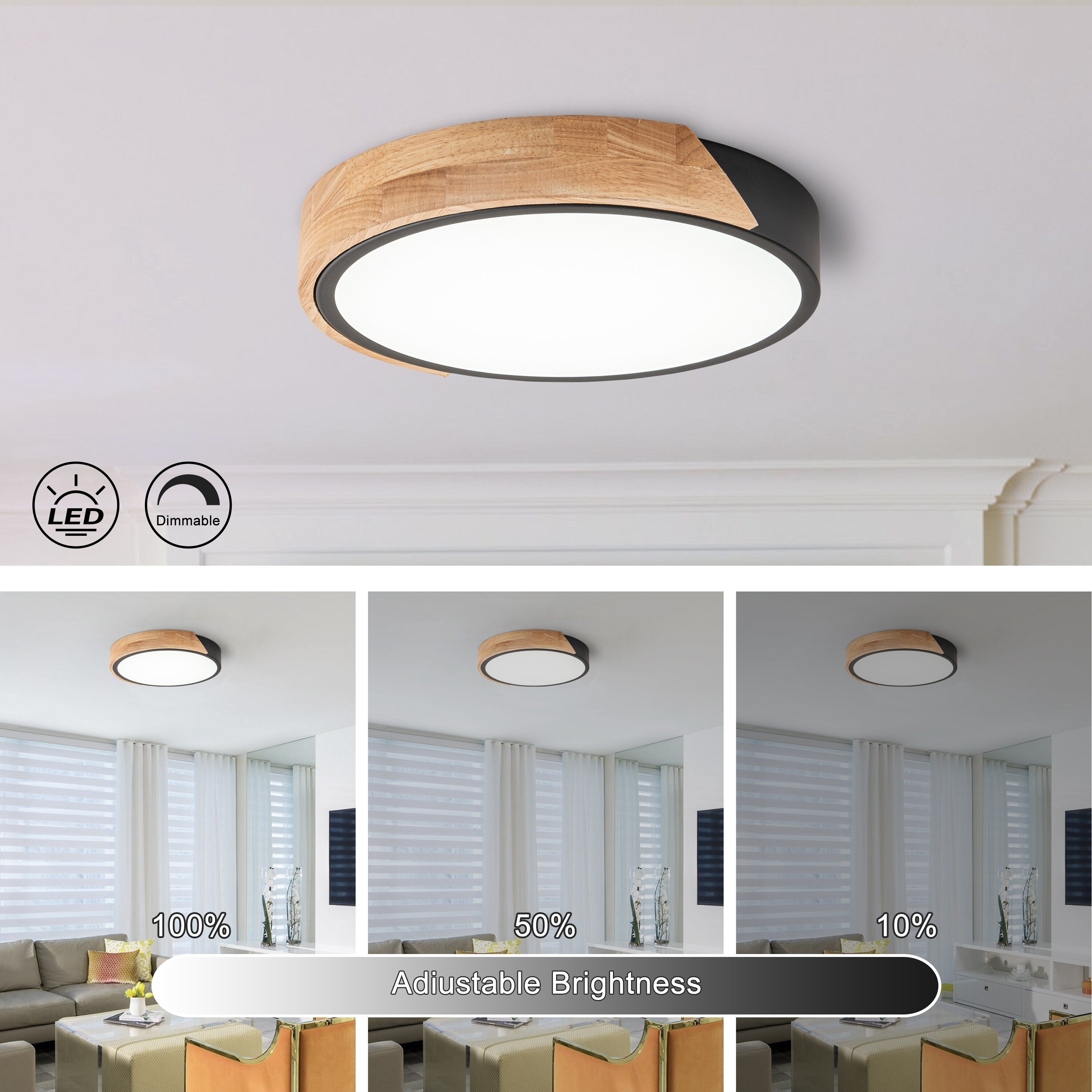 Plafonnier encastré à LED intégré C Cattleya 5CCT