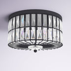 Plafonnier encastré à 2 ampoules en cristal incandescent C Cattleya