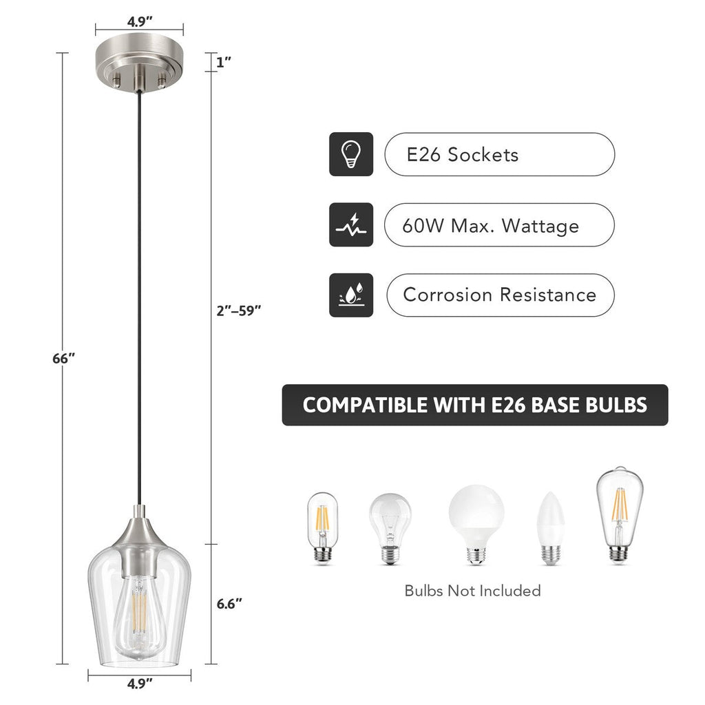 Suspension CO-Z 1 lumière à hauteur réglable