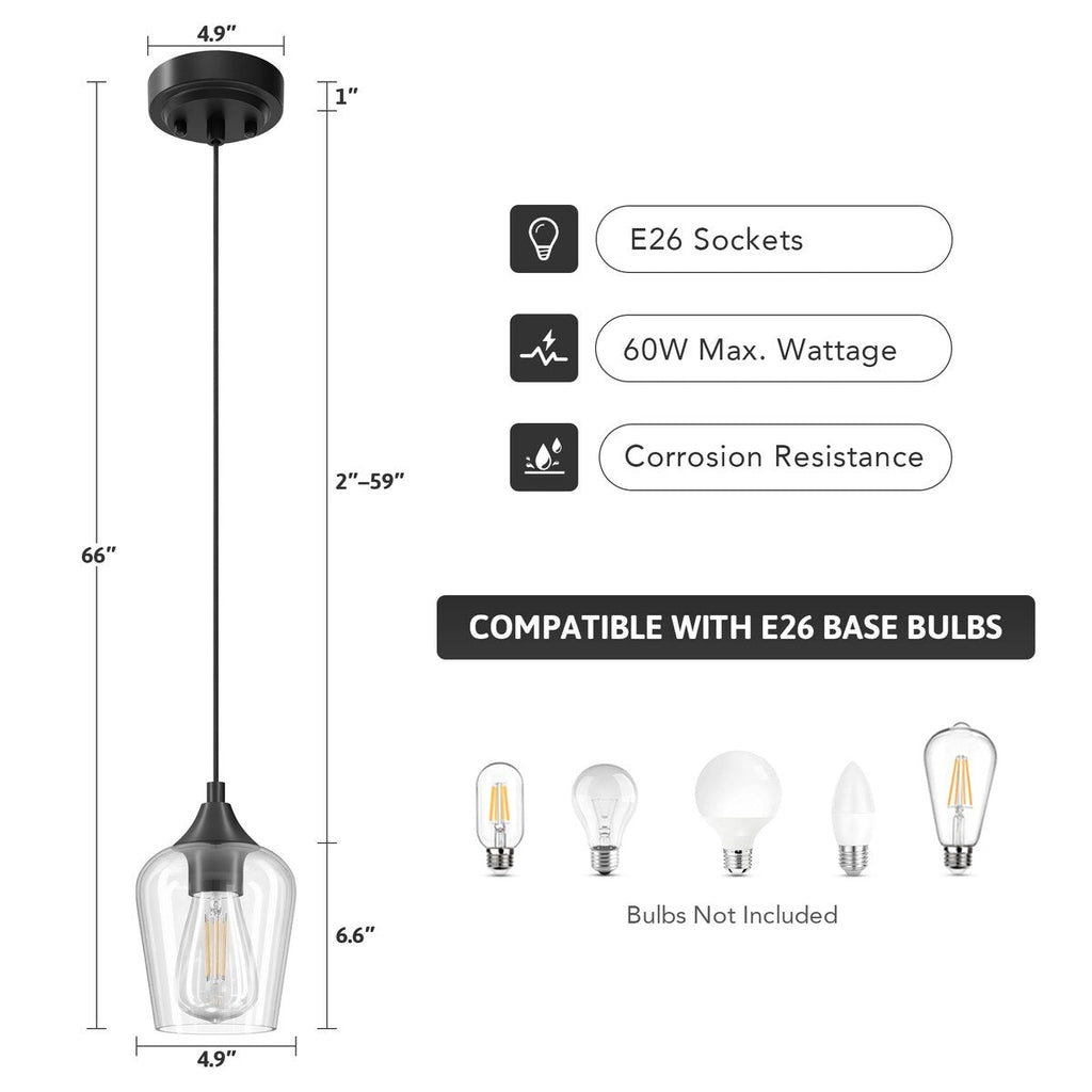 Suspension CO-Z 1 lumière à hauteur réglable