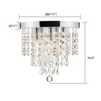 Plafonnier en cristal à 5 ​​lumières CO-Z 11