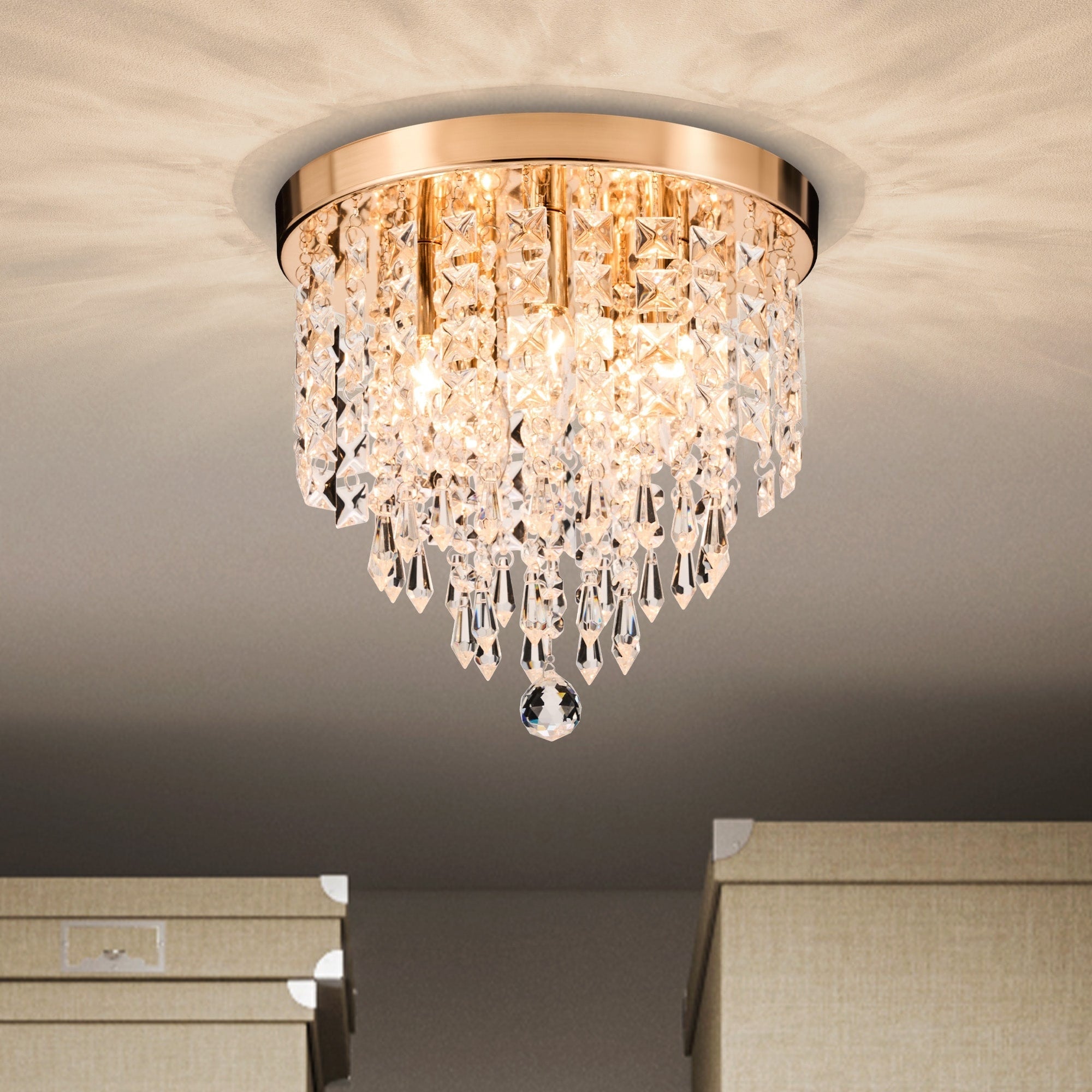 Plafonnier en cristal à 5 ​​lumières CO-Z 11