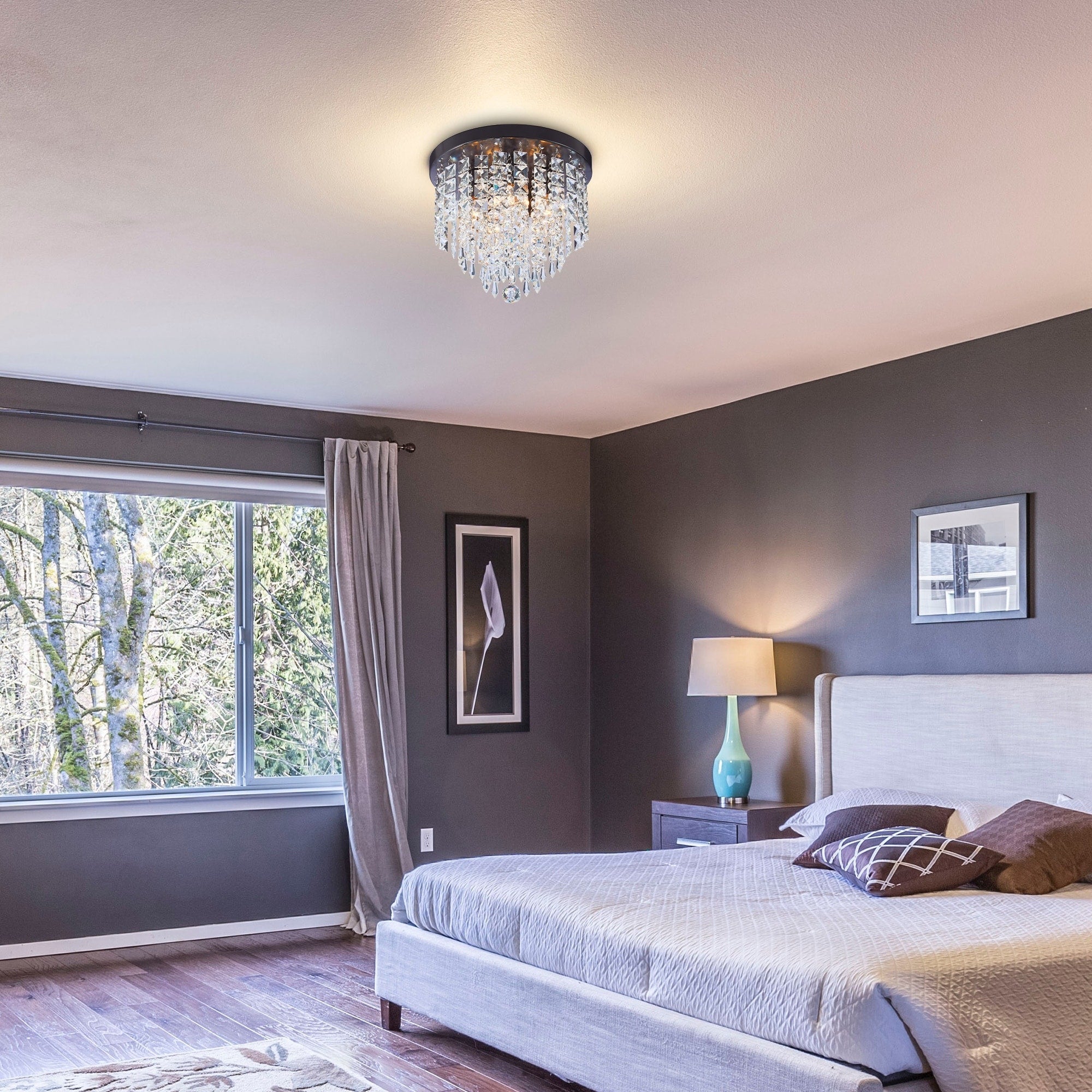 Plafonnier en cristal à 5 ​​lumières CO-Z 11