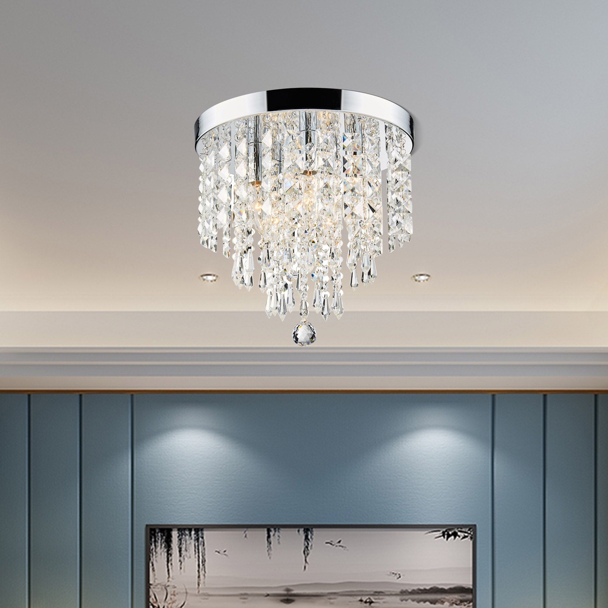 Plafonnier en cristal à 5 ​​lumières CO-Z 11