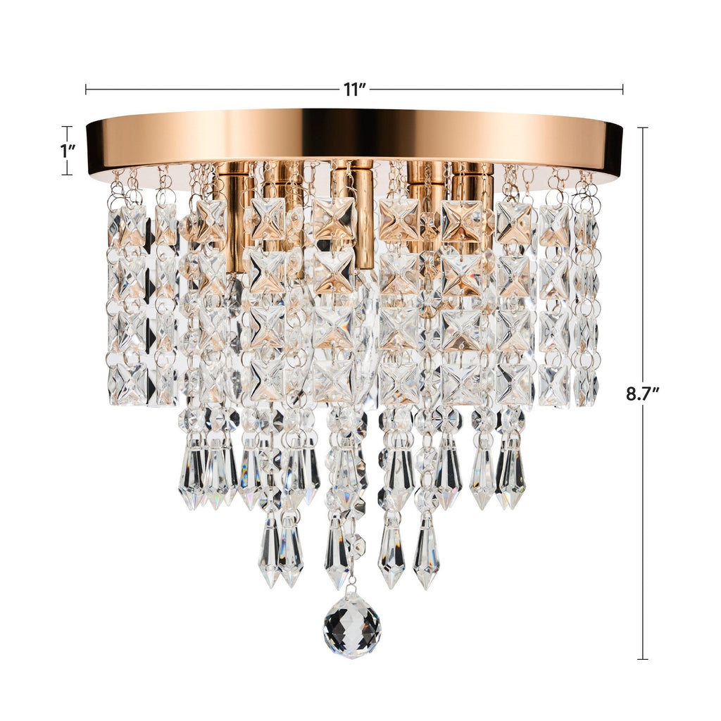 Plafonnier en cristal à 5 ​​lumières CO-Z 11