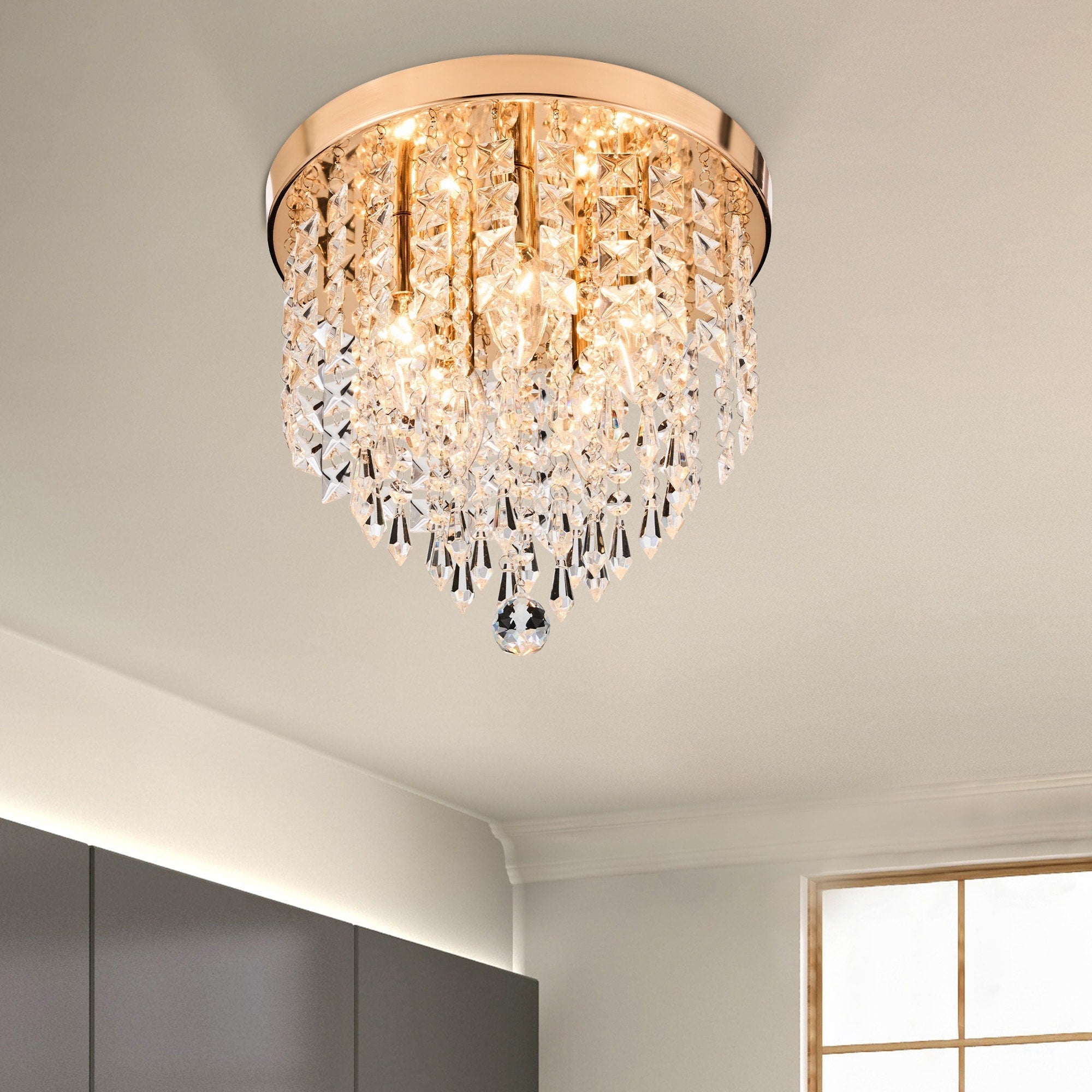 Plafonnier en cristal à 5 ​​lumières CO-Z 11