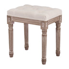 Tabouret de pied et de coiffeuse rembourré vintage français CO-Z
