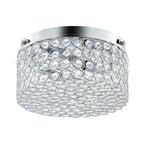 Plafonnier encastré rond moderne à 2 lumières en cristal CO-Z