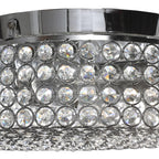 Plafonnier encastré rond moderne à 2 lumières en cristal CO-Z