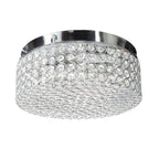 Plafonnier encastré rond moderne à 2 lumières en cristal CO-Z