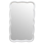 Miroir d'appoint incurvé en bois festonné COZAYH