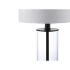 Lampe de table LED contemporaine Cabell 21 en verre, chargement USB, bronze huilé (lot de 2) par JONATHAN Y