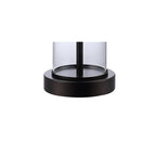 Lampe de table LED contemporaine Cabell 21 en verre, chargement USB, bronze huilé (lot de 2) par JONATHAN Y