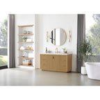 Meuble-lavabo Cadiz avec dessus en pierre composite sans miroir