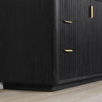 Meuble-lavabo Cadiz avec dessus en pierre composite sans miroir