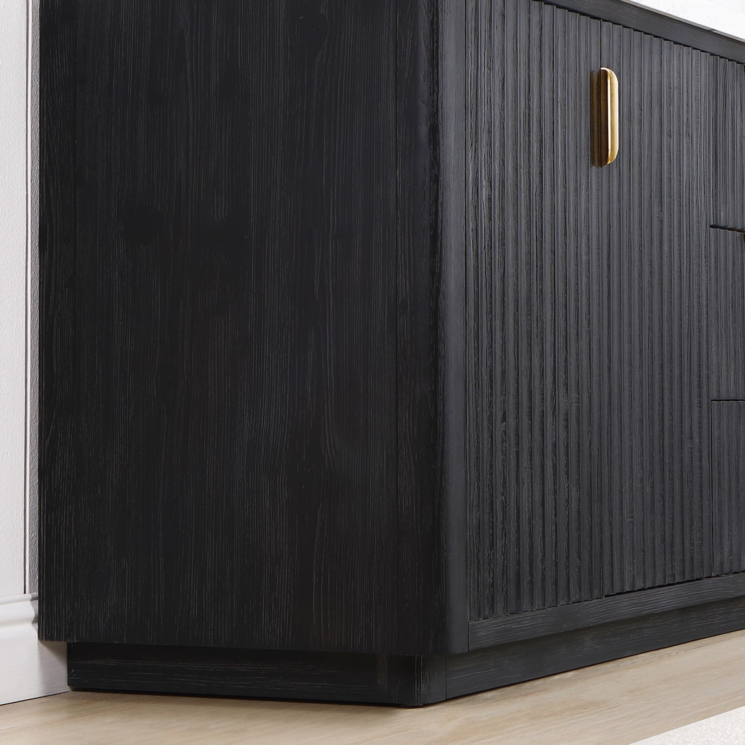 Meuble-lavabo Cadiz avec dessus en pierre composite sans miroir