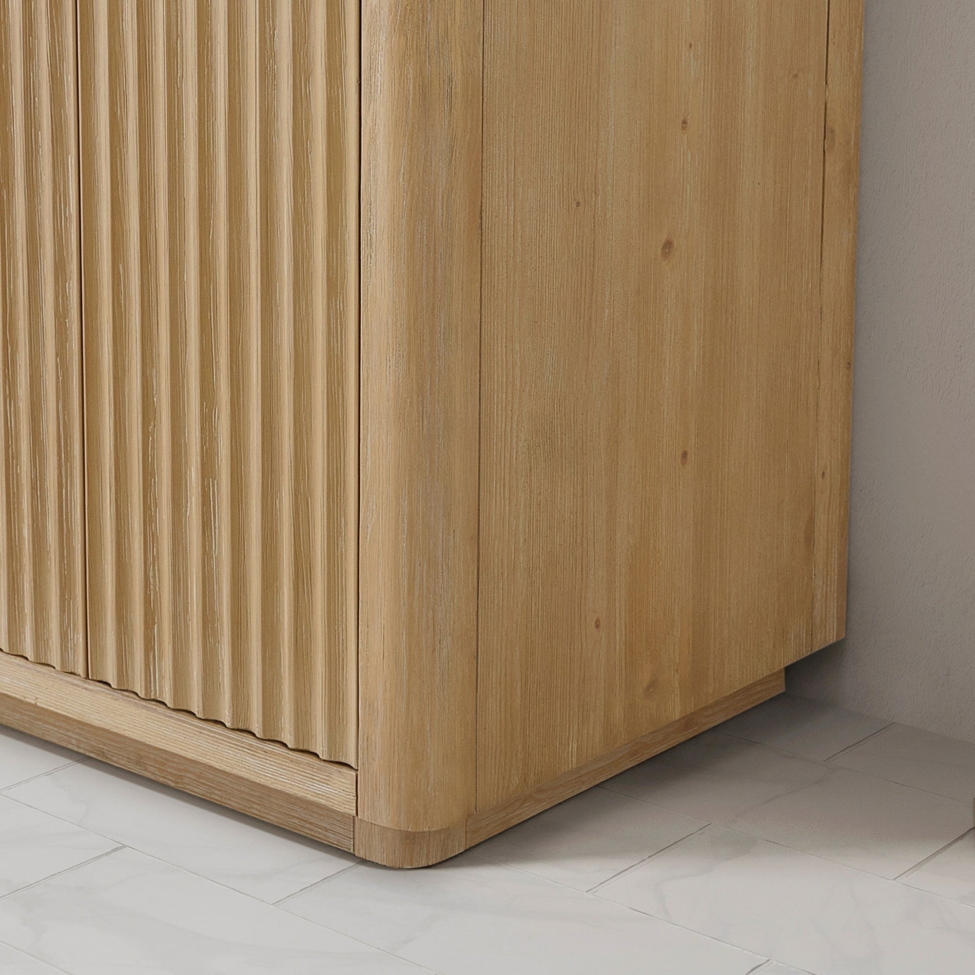 Meuble-lavabo Cadiz avec dessus en pierre composite sans miroir