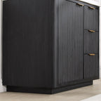 Meuble-lavabo Cadiz avec dessus en pierre composite sans miroir