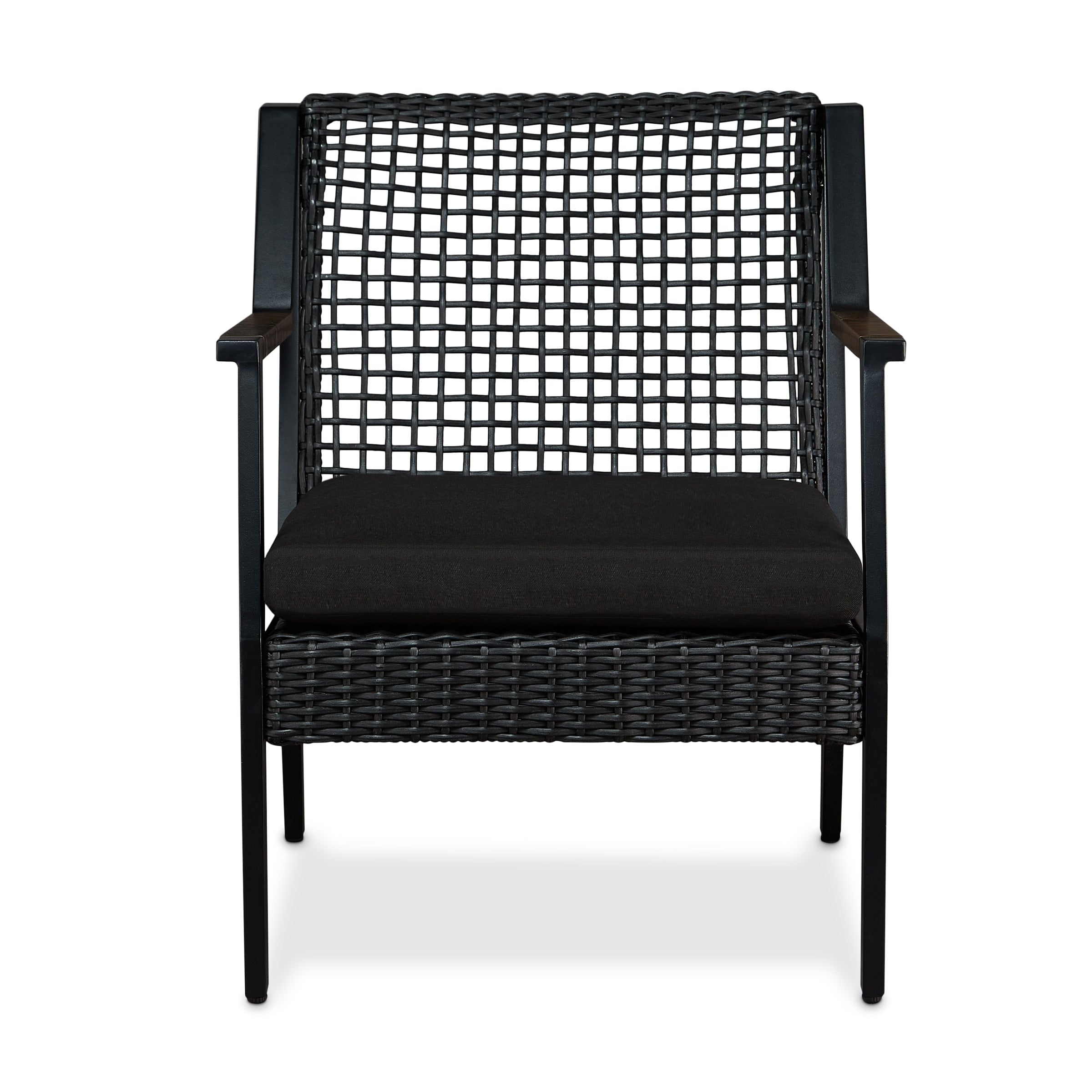 Lot de deux chaises Calvin 25.25 noires de Real Flame