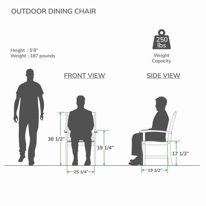 Ensemble de salle à manger extensible d'extérieur Cambridge Casual Caterina 6 pièces en teck