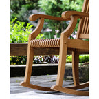 Ensemble de 3 chaises à bascule d'extérieur Cambridge Casual Chara en teck