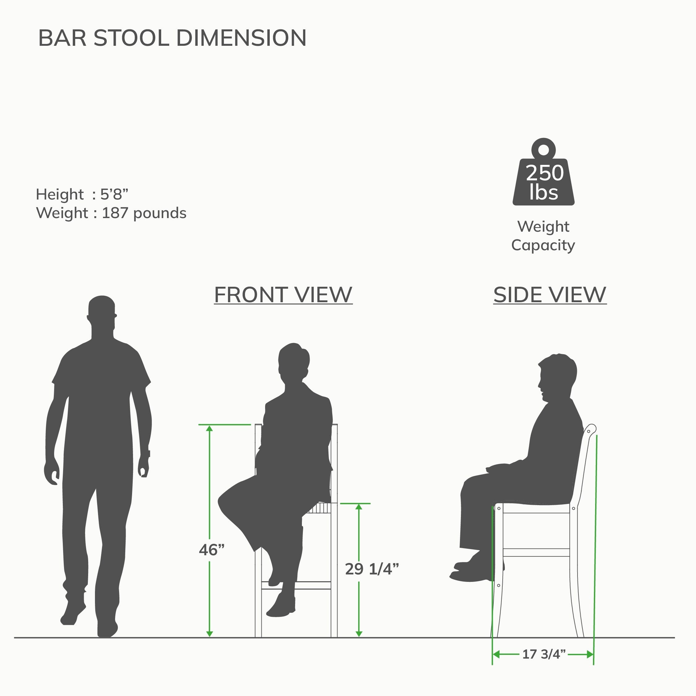 Ensemble bistrot Cambridge Casual Chara en teck 3 pièces à hauteur de bar