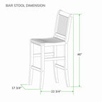 Ensemble bistrot Cambridge Casual Chara en teck 3 pièces à hauteur de bar