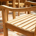 Ensemble de salle à manger d'extérieur Cambridge Casual Leon 5 pièces en teck