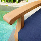 Ensemble de conversation de patio Cambridge Casual Leon 5 pièces en bois de teck