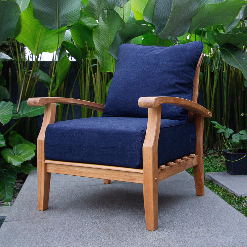 Ensemble de conversation de patio Cambridge Casual Leon 5 pièces en bois de teck