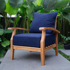 Ensemble de conversation de patio Cambridge Casual Leon 5 pièces en bois de teck