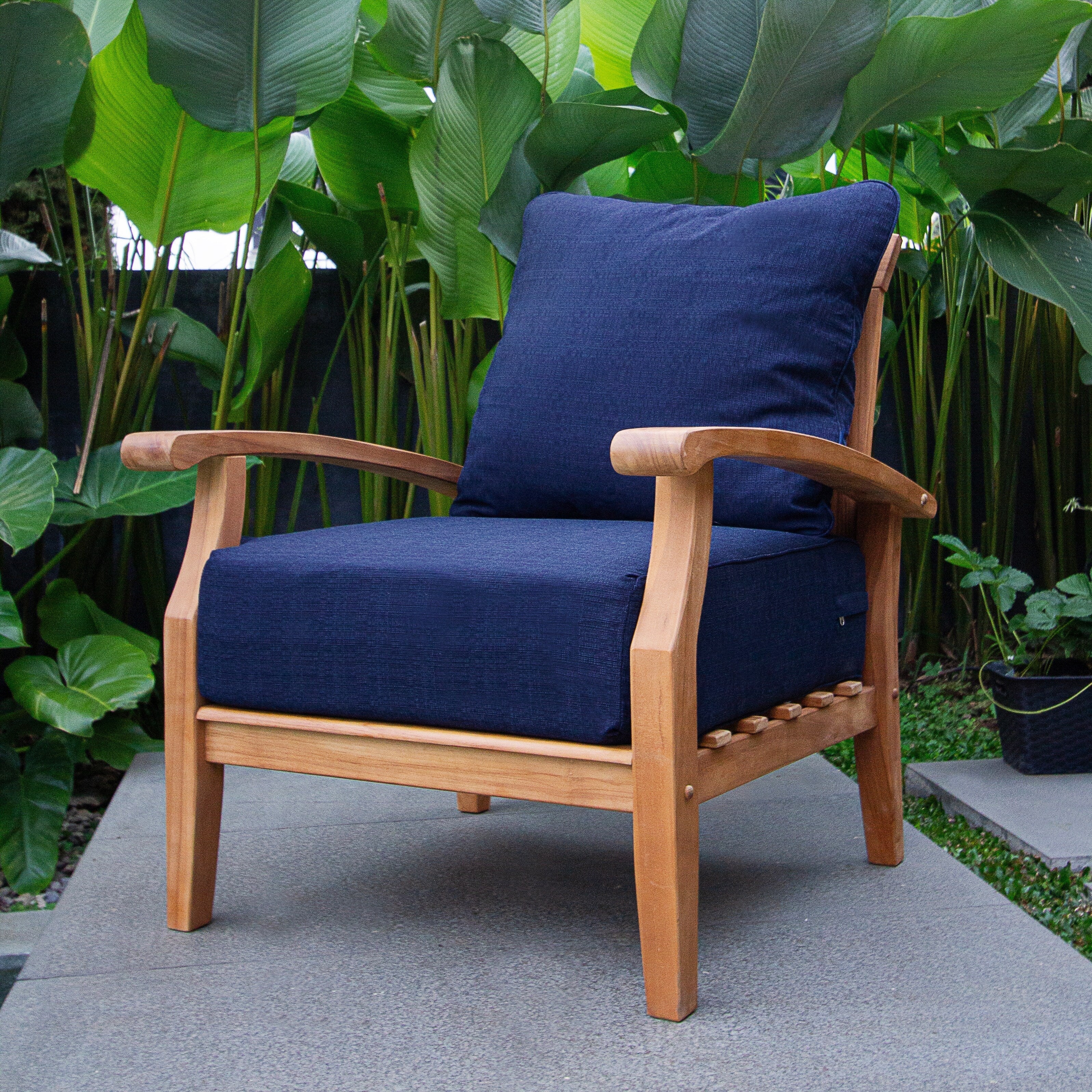 Ensemble de conversation de patio Cambridge Casual Leon 5 pièces en bois de teck