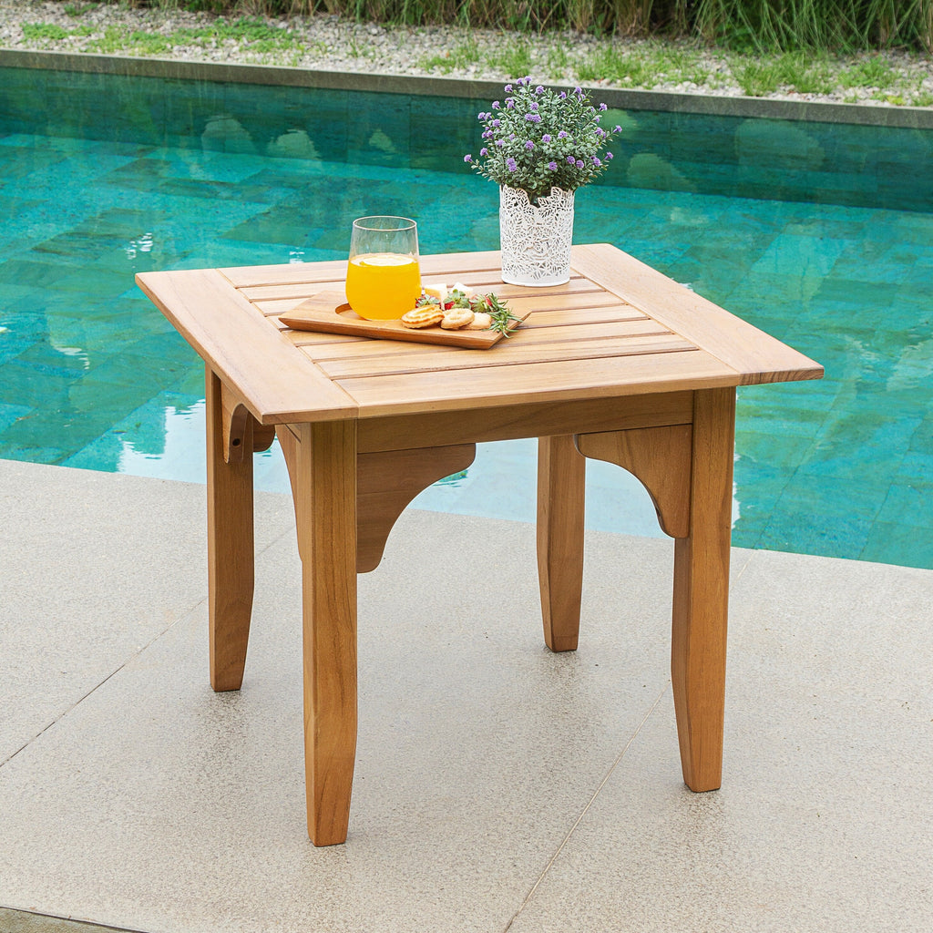 Ensemble de conversation de patio Cambridge Casual Leon 5 pièces en bois de teck