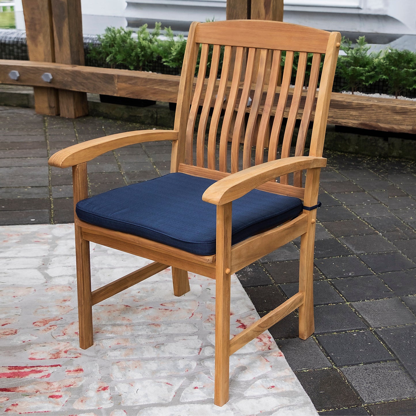 Ensemble de salle à manger extensible Cambridge Casual Leon 6 pièces en teck