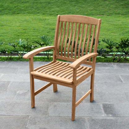 Ensemble de salle à manger extensible Cambridge Casual Leon 6 pièces en teck
