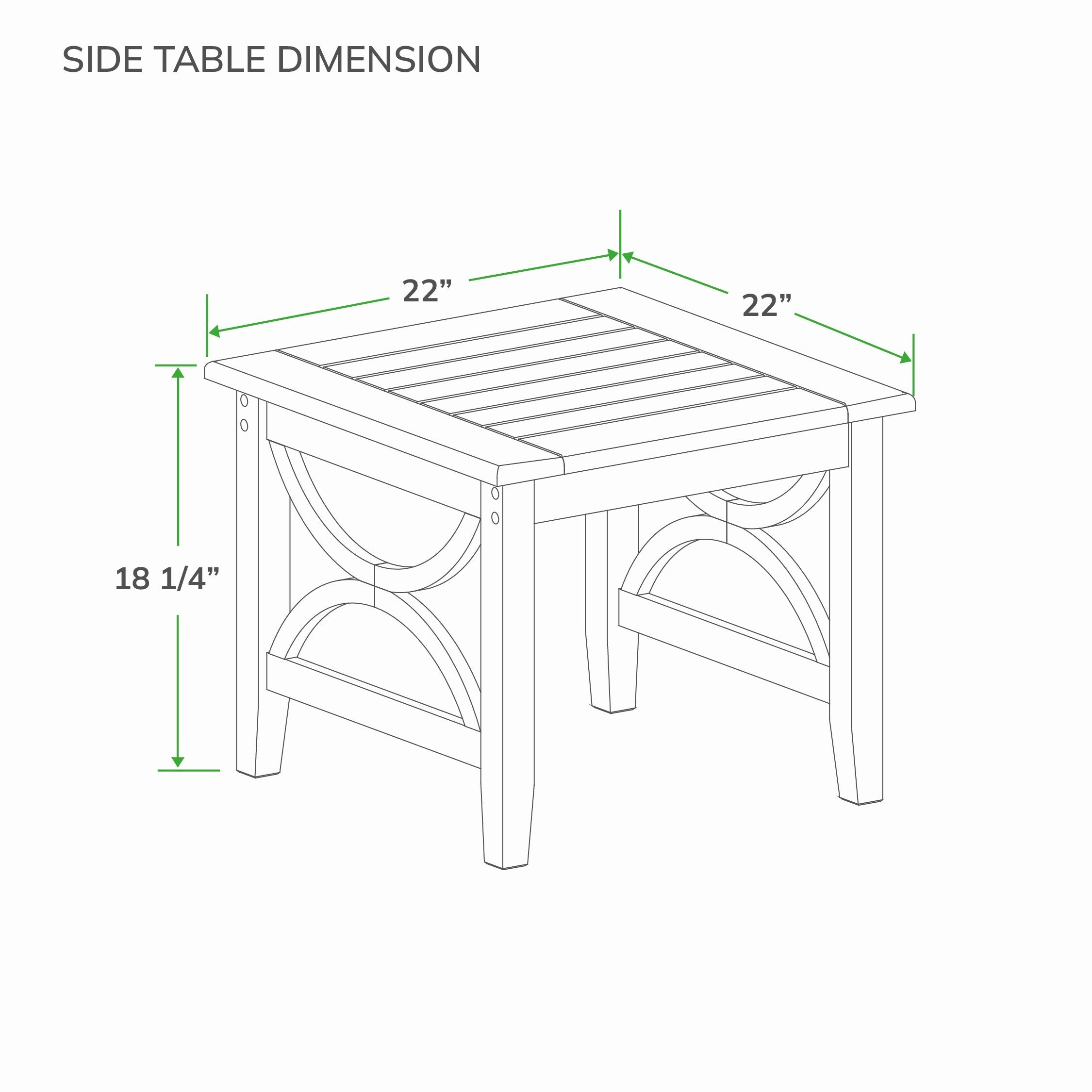 Ensemble de salon de jardin Cambridge Casual Lowell 3 pièces en teck
