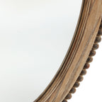 Miroir mural ovale de 81 cm avec cadre en bois Cameo, miroir mural de salle de bain – 31,89 H x 24 L x 1,26 P