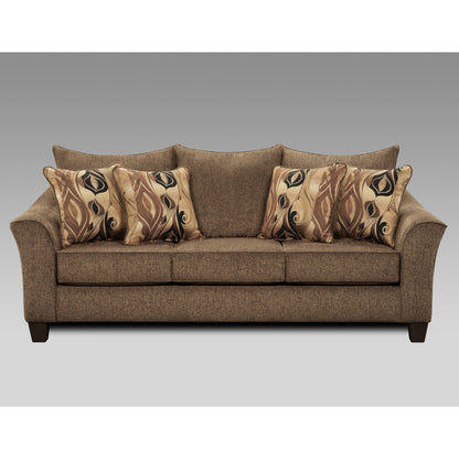 Canapé à dossier coussiné en tissu Camero de Roundhill Furniture
