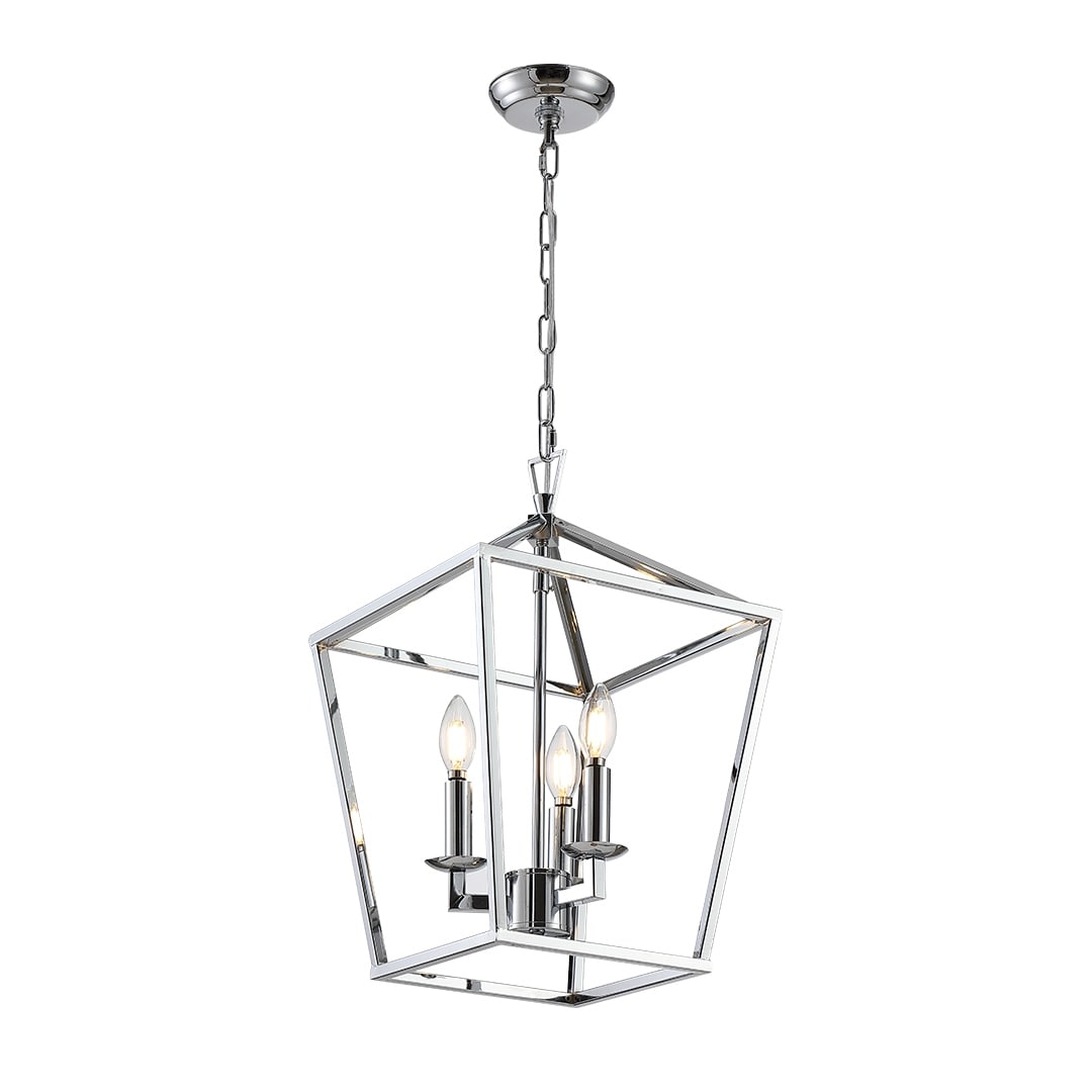 Lustre suspendu style lanterne à bougie pour escalier ou îlot de cuisine - N/A
