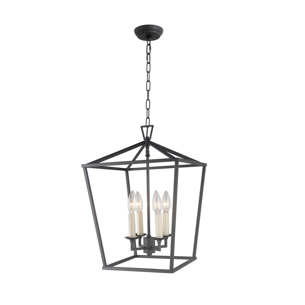 Lustre suspendu style lanterne à bougie pour escalier ou îlot de cuisine - N/A