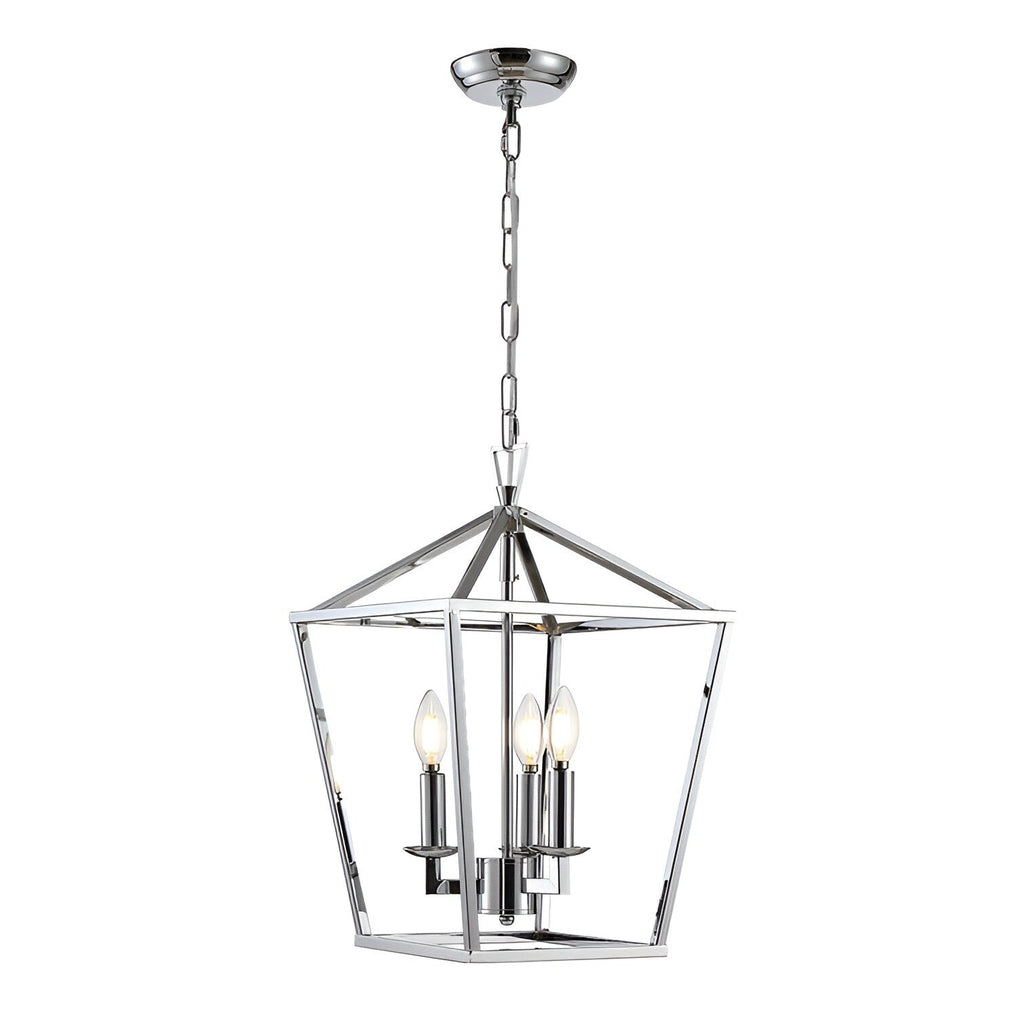 Lustre suspendu style lanterne à bougie pour escalier ou îlot de cuisine - N/A