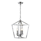 Lustre suspendu style lanterne à bougie pour escalier ou îlot de cuisine - N/A