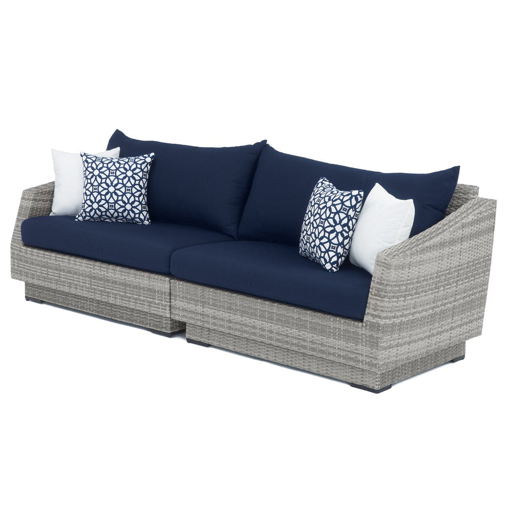 Ensemble de canapé et fauteuil club d'extérieur Cannes Deluxe 8 pièces Sunbrella