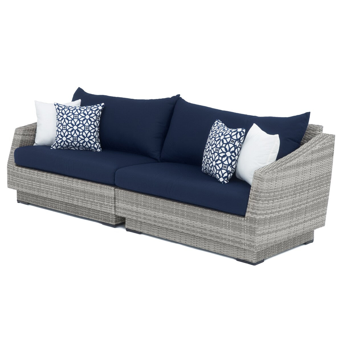 Ensemble de canapé et fauteuil club d'extérieur Cannes Deluxe 8 pièces Sunbrella